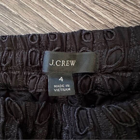 J Crew Pants Pull On Easy Eyelet Pants - Picture 4 of 6